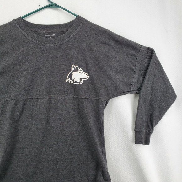 Northern Illinois Huskies Shirt Men's Long Sleeve Pullover Tee NCAA Black Small - Picture 5 of 12